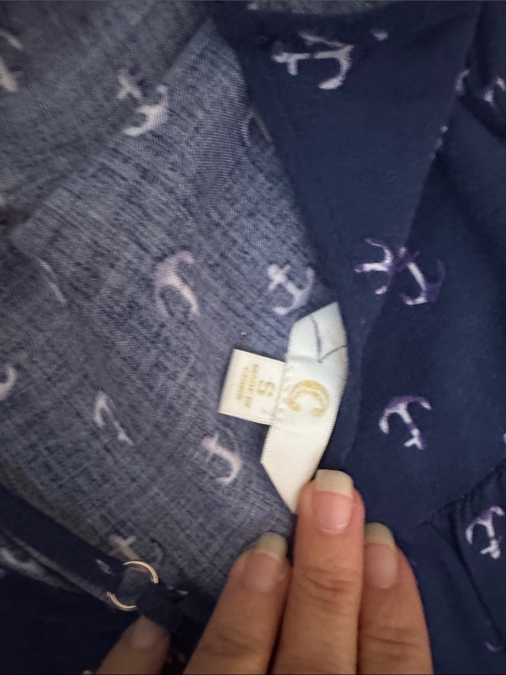 Navy Anchor sundress - Picture 7 of 7